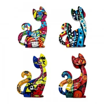 Magnet chat 4 différents