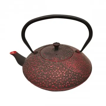 Théière en fonte 1l rouge