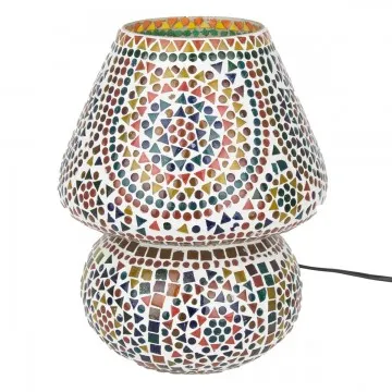 Lampe mosaique champignon