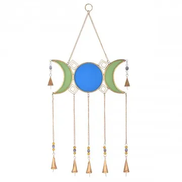 Suspension metal lune soleil