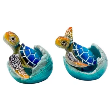 Petite tortue en résine