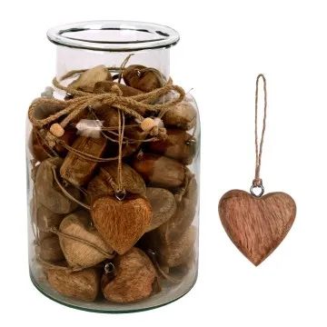 Petit coeur bois de manguier