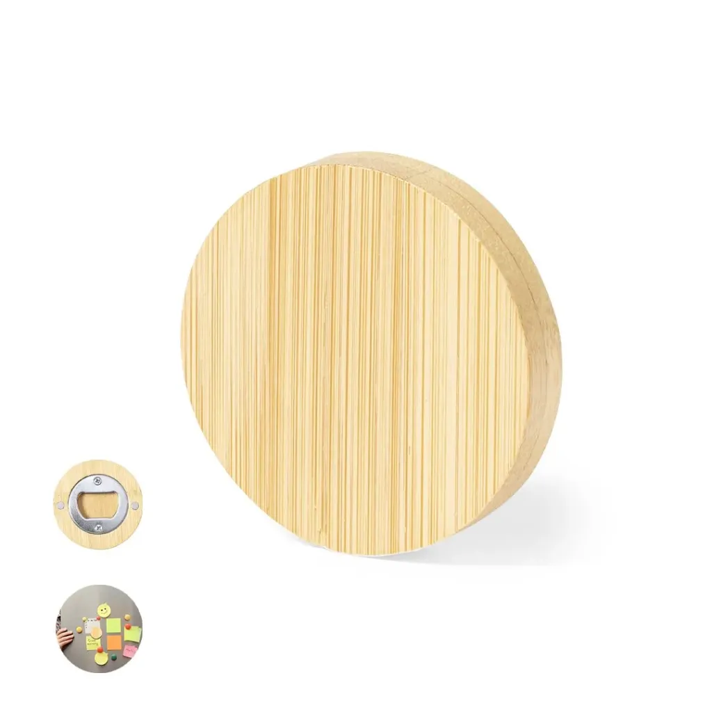 Magnet Bambou décapsuleur avec impression au choix