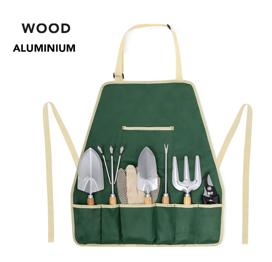 Ensemble jardinage tablier et ustensiles