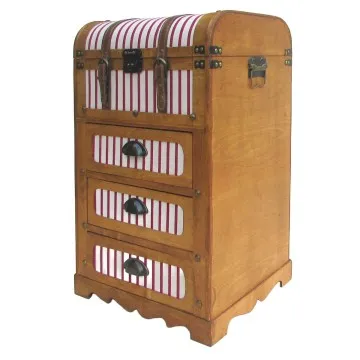 Meuble de rangement style coffre