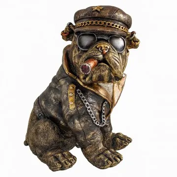 Bouledog en résine