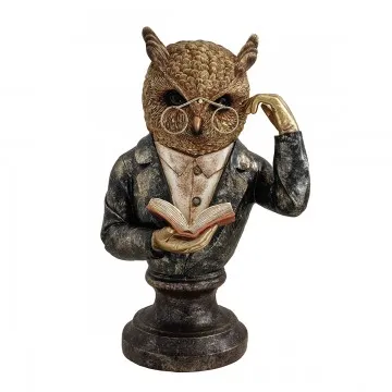 Hibou en résine