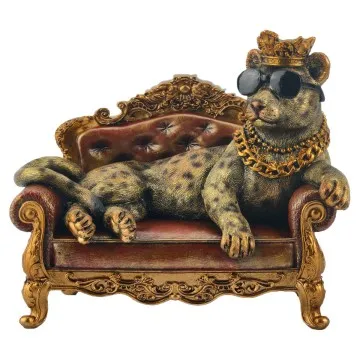 Guépard sur canapé