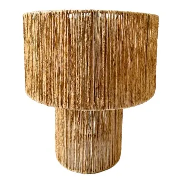 Lampe corde naturelle
