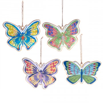 Pendentif papillon 4 modèles différents