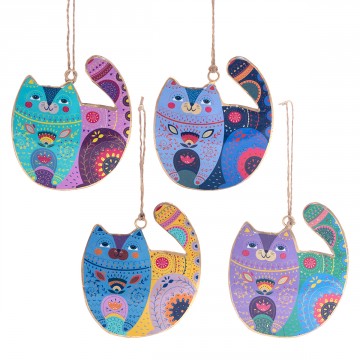 [SG 30368] Pendentif chat 4 modèle différents