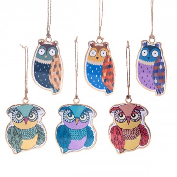 [SG 30370] Pendentif hibou 4 modèles différents