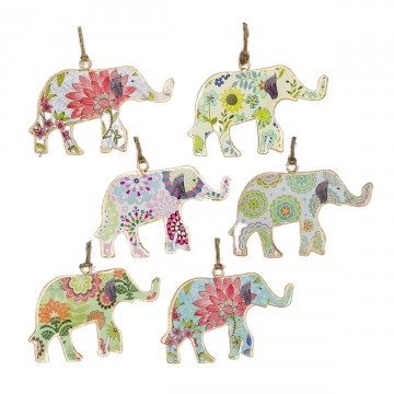 [SG 25030] Pendentif éléphant 4 modèles différents