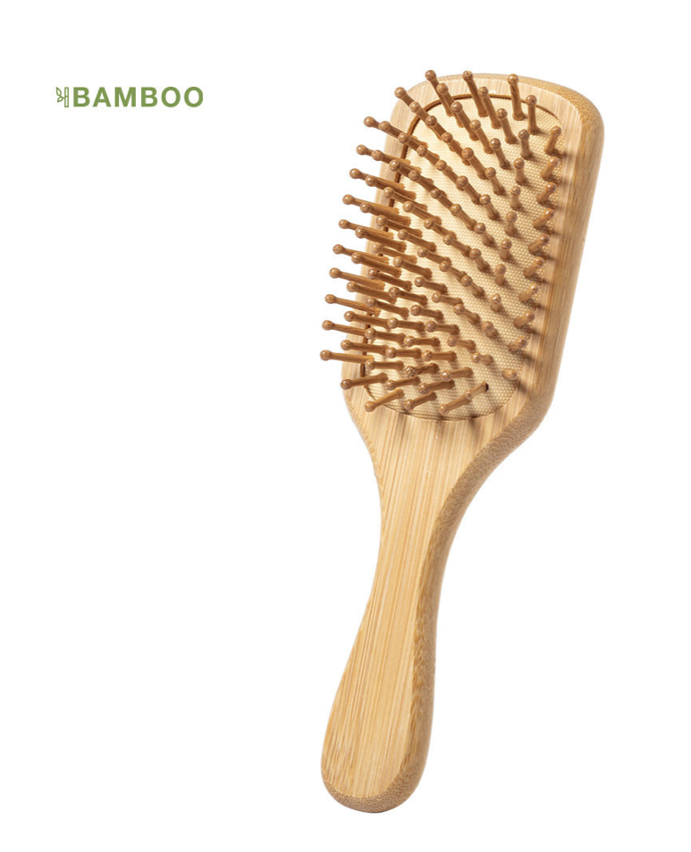 Brosse à cheveux en bambou