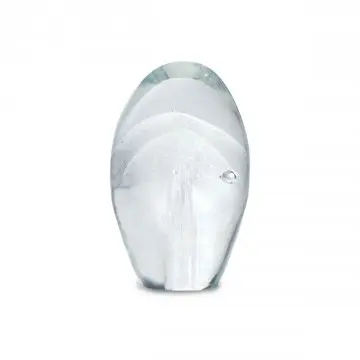 [SG 10150] Sulfure presse papier méduse blanche 