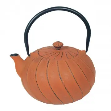 [SG 22879] Théière en fonte 800ml orange
