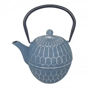 [SG 27749] Théière en fonte 800ml bleu