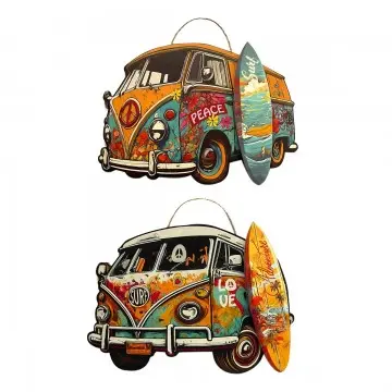 [SG 36278] Plaque en bois Van