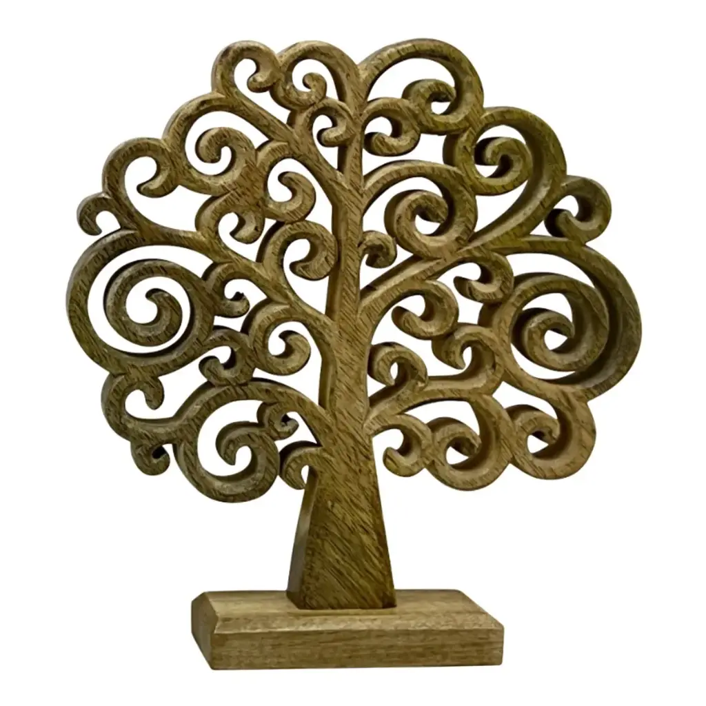 [SG 35161] Arbre de vie à poser en bois de manguier    Petit modèle