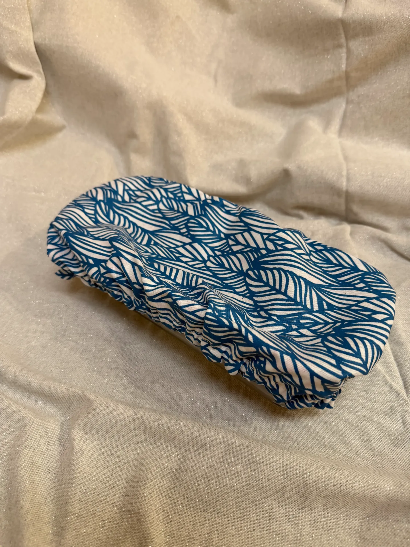 Charlotte à plat rectangulaire forme plat à cake réversible fait main en coton enduit