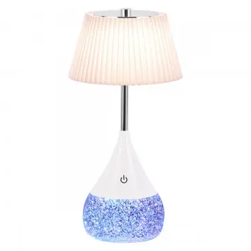 [SG 37666] Lampe pailletée avec changement de couleur