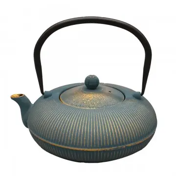 Théière en fonte 1l noir vieilli