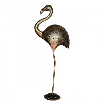 Flamant rose en laiton petit modèle 