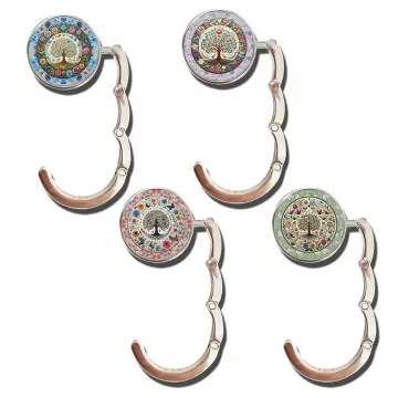 ACCROCHE SAC MOTIF ARBRE DE VIE TONS NEUTRES