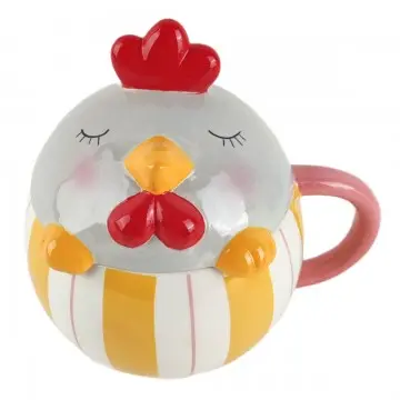 Tasse poule en céramique