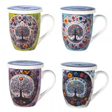 TISANIERE ARBRE DE VIE 4 MODELES DIFFERENTS 