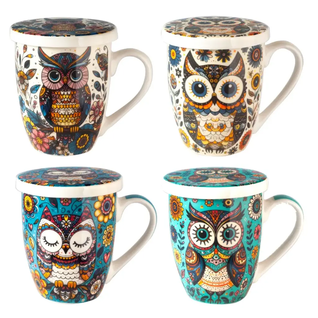 Tisanière hibou 4 modèles différents