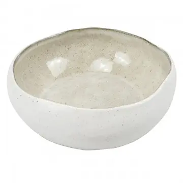 [SG 37949] Bol en céramique blanc vieilli