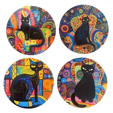 Dessous de plat chat 4 modèles différents
