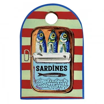 Planche a découper sardines