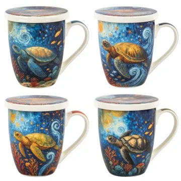 Tisanière tortue 4 différentes