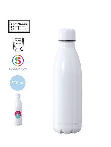 [M 1662] Gourde isotherme 500ml forme standart à personnaliser en impression