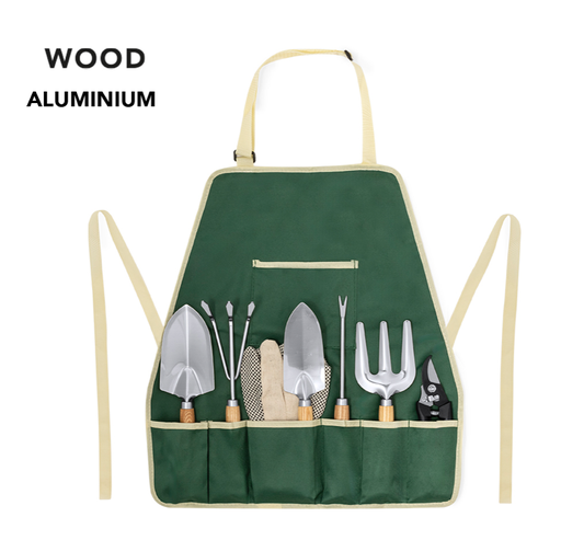 [M 20475] Ensemble jardinage tablier et ustensiles