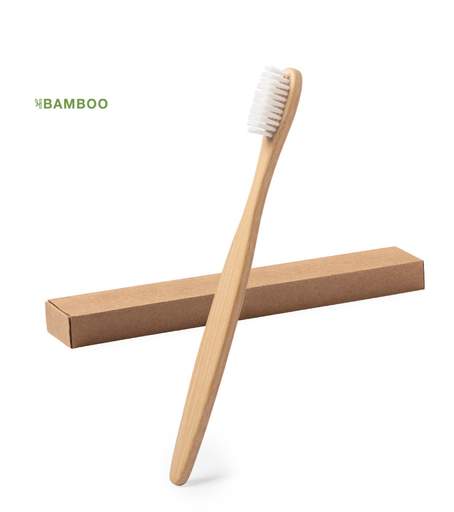 [M 6362] Brosse à dents en bambou et poils de soie
