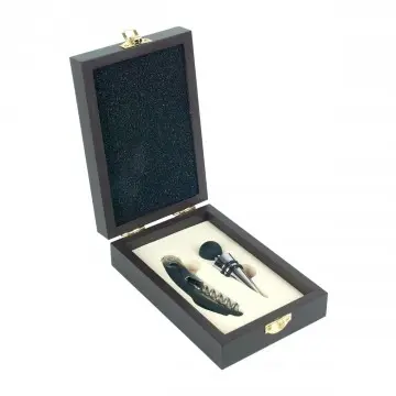 [SG 19522] Coffret en bois limonadier et bouchon à vin