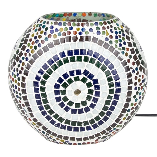 [SG 28044] Lampe mosaïque forme ronde plate